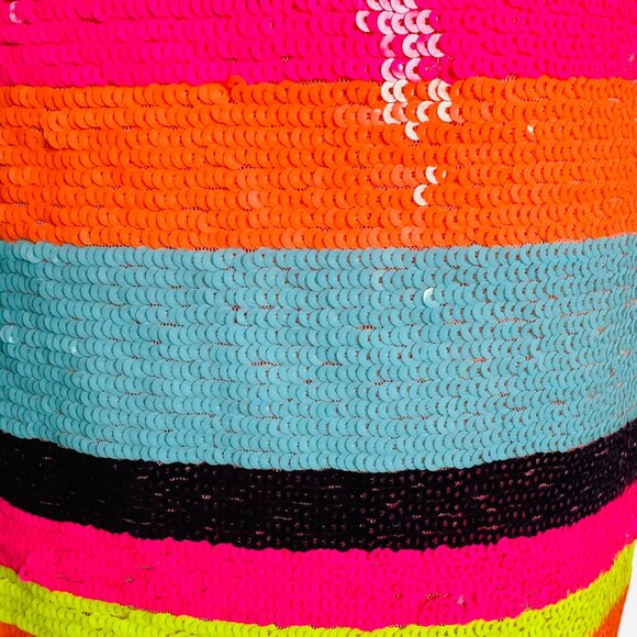 Ramy Brook Winnie Strapless Sequin Mini Dress Size 4 NWT | Multicolor Rainbow - Picture 6 of 15